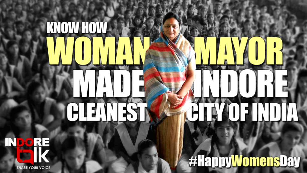 Indore Woman Mayor Malini Laxman Singh Gaur